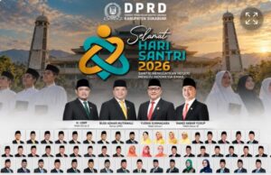 Di Hari Santri Nasional 2026, DPRD Kabupaten Sukabumi Ajak Santri Jadi Penggerak Kemajuan