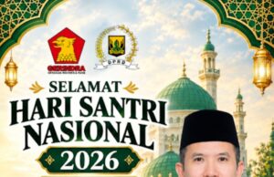 Ketua Fraksi Gerindra DPRD Kabupaten Sukabumi, Teddy Setiadi Ucapkan Hari Santri Nasional 2026: Santri Berilmu, Berakhlak, dan Mengabdi untuk Negeri
